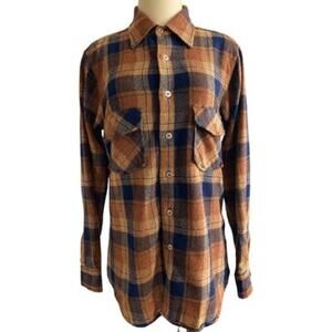CAREER CLUB Vintage 90’s Plaid Flannel Shirt Dutton Up
